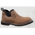 Men's Dark Bison Brown Waterproof Oxford Romeo Shoe - Non Safety